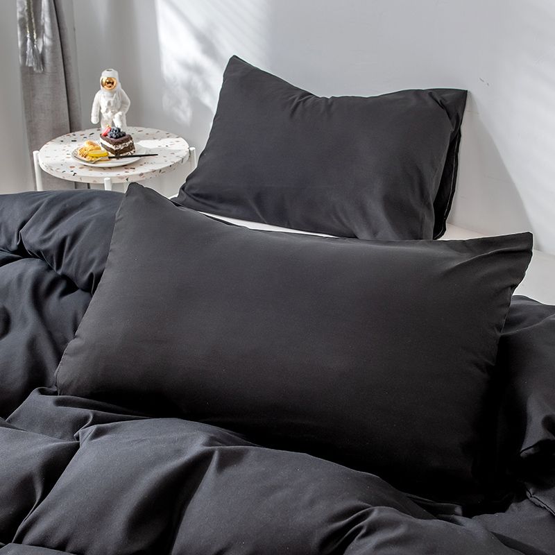 coussin de la parure de lit moderne noir