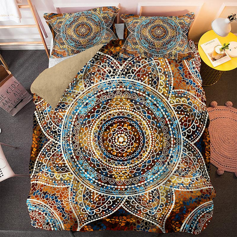 Parure de lit mandala bohème