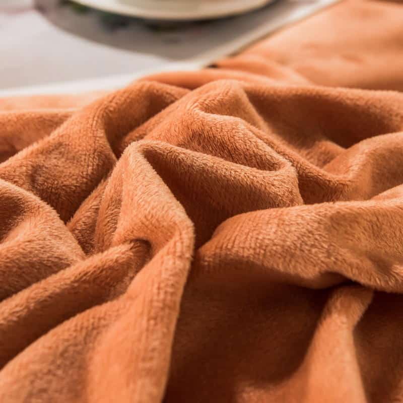 tissu de la parure de lit terracotta roussillon en polaire