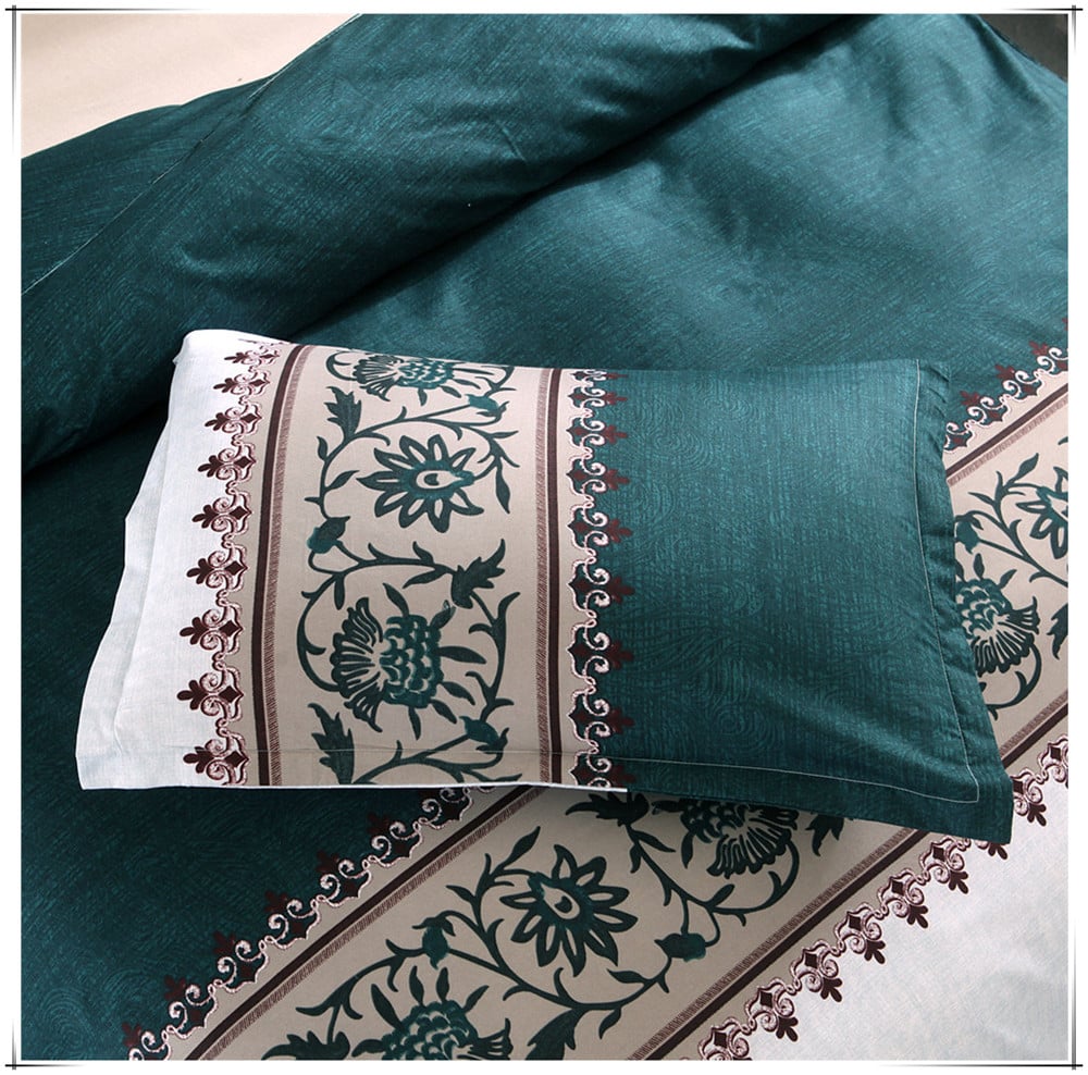 coussin de la Parure de lit vert bleu canard style orientale chic